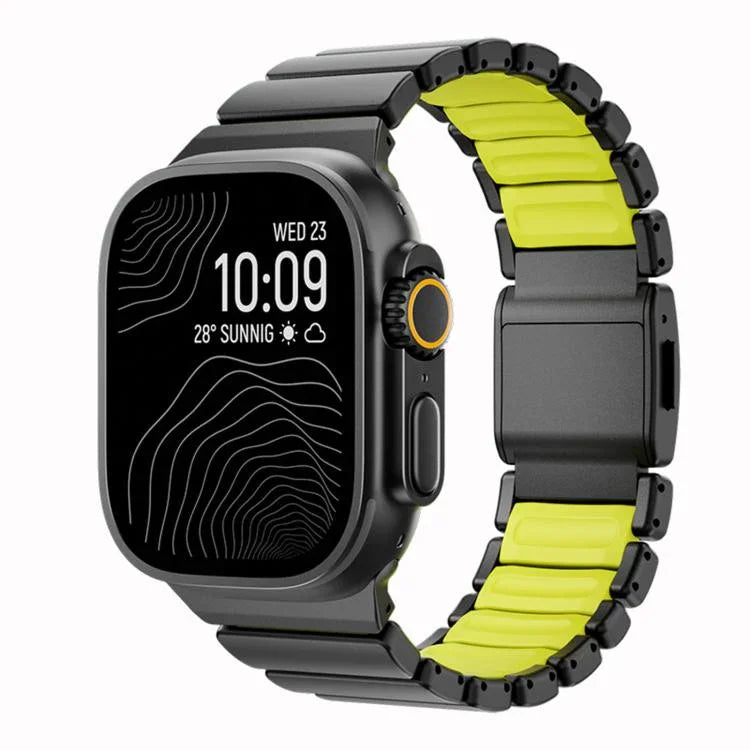 Norman 磁扣鈦金屬錶帶，適用於 Apple Watch 46mm / 49mm / 45mm / 44mm