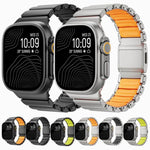 Norman 磁扣鈦金屬錶帶，適用於 Apple Watch 46mm / 49mm / 45mm / 44mm