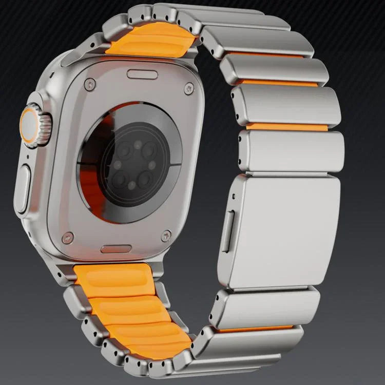 Norman 磁扣鈦金屬錶帶，適用於 Apple Watch 46mm / 49mm / 45mm / 44mm