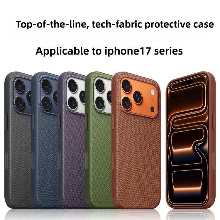 官方科技布紋側貼 TPU MagSafe 手機殼，帶 AI 相機按鈕，適用於 iPhone 17 Pro Max，適用於 iPhone 17 Pro