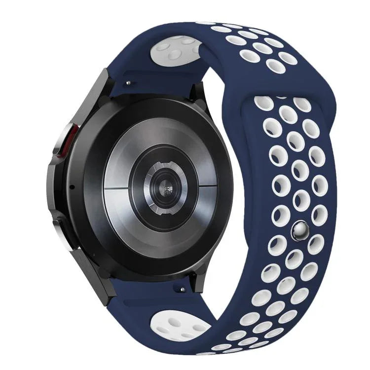 雙色反扣矽膠錶帶，適用於 Samsung Galaxy Watch FE / 7 / 6 / 5 / 4