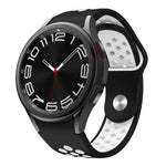 雙色反扣矽膠錶帶，適用於 Samsung Galaxy Watch FE / 7 / 6 / 5 / 4