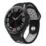 雙色反扣矽膠錶帶，適用於 Samsung Galaxy Watch FE / 7 / 6 / 5 / 4