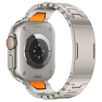 H型快速釋放蝴蝶扣不鏽鋼錶帶，適用於 Apple Watch 44mm / 45mm / 46mm / 49mm，適用於 Apple Watch 42mm / 41mm / 40mm / 38mm