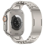 H型快速釋放蝴蝶扣不鏽鋼錶帶，適用於 Apple Watch 44mm / 45mm / 46mm / 49mm，適用於 Apple Watch 42mm / 41mm / 40mm / 38mm