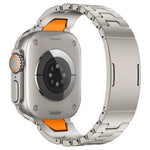 H型快速釋放蝴蝶扣不鏽鋼錶帶，適用於 Apple Watch 44mm / 45mm / 46mm / 49mm，適用於 Apple Watch 42mm / 41mm / 40mm / 38mm