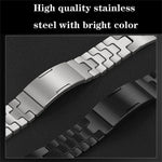 H型快速釋放蝴蝶扣不鏽鋼錶帶，適用於 Apple Watch 44mm / 45mm / 46mm / 49mm，適用於 Apple Watch 42mm / 41mm / 40mm / 38mm