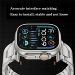 H型快速釋放蝴蝶扣不鏽鋼錶帶，適用於 Apple Watch 44mm / 45mm / 46mm / 49mm，適用於 Apple Watch 42mm / 41mm / 40mm / 38mm