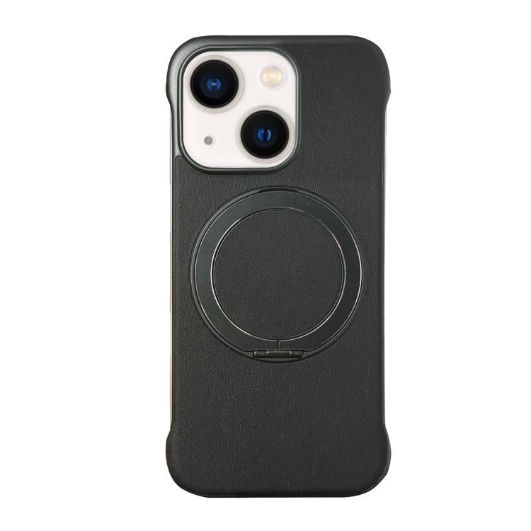 無框皮革紋PC MagSafe手機殼，適用於iPhone 14 Plus、iPhone 14、iPhone 14 Pro、iPhone 14 Pro Max、iPhone 13 Pro Max、iPhone 13 Pro