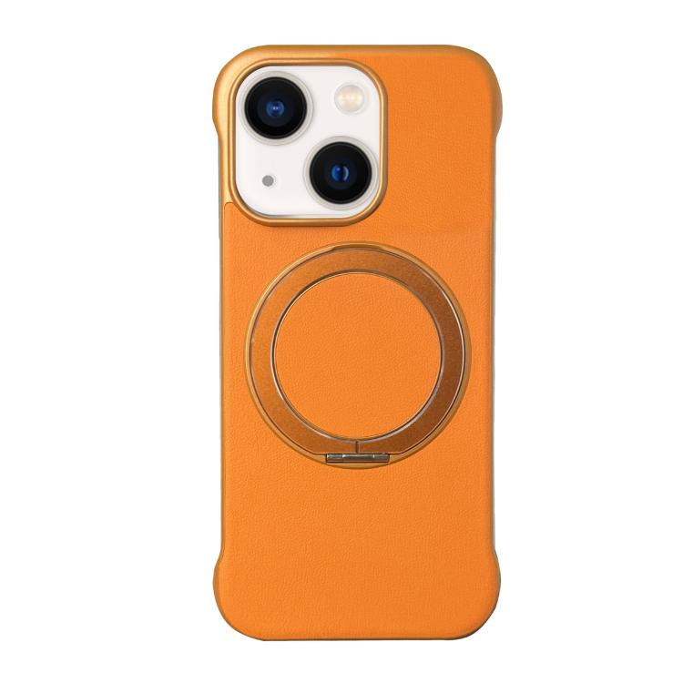無框皮革紋PC MagSafe手機殼，適用於iPhone 14 Plus、iPhone 14、iPhone 14 Pro、iPhone 14 Pro Max、iPhone 13 Pro Max、iPhone 13 Pro