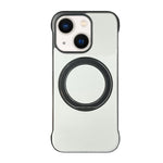 無框皮革紋PC MagSafe手機殼，適用於iPhone 14 Plus、iPhone 14、iPhone 14 Pro、iPhone 14 Pro Max、iPhone 13 Pro Max、iPhone 13 Pro