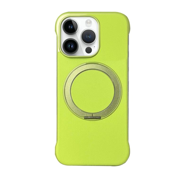 無框皮革紋PC MagSafe手機殼，適用於iPhone 14 Plus、iPhone 14、iPhone 14 Pro、iPhone 14 Pro Max、iPhone 13 Pro Max、iPhone 13 Pro