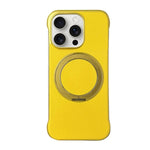 無框皮革紋PC MagSafe手機殼，適用於iPhone 16 Plus、iPhone 16、iPhone 15 Pro Max、iPhone 15 Pro、iPhone 15 Plus、iPhone 15