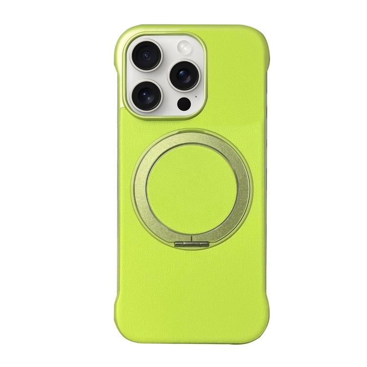 無框皮革紋PC MagSafe手機殼，適用於iPhone 16 Plus、iPhone 16、iPhone 15 Pro Max、iPhone 15 Pro、iPhone 15 Plus、iPhone 15