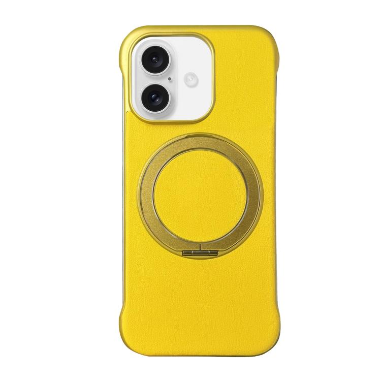 無框皮革紋PC MagSafe手機殼，適用於iPhone 16 Plus、iPhone 16、iPhone 15 Pro Max、iPhone 15 Pro、iPhone 15 Plus、iPhone 15