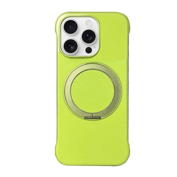無框皮革紋PC MagSafe手機殼，適用於iPhone 17 Pro Max、iPhone 17 Pro、iPhone 17、iPhone Air、iPhone 16 Pro Max、iPhone 16 Pro