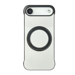 無框皮革紋PC MagSafe手機殼，適用於iPhone 17 Pro Max、iPhone 17 Pro、iPhone 17、iPhone Air、iPhone 16 Pro Max、iPhone 16 Pro