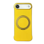 無框皮革紋PC MagSafe手機殼，適用於iPhone 17 Pro Max、iPhone 17 Pro、iPhone 17、iPhone Air、iPhone 16 Pro Max、iPhone 16 Pro