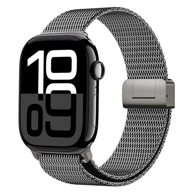 米蘭磁扣全鈦金屬錶帶，適用於 Apple Watch 46mm / 49mm / 45mm / 44mm