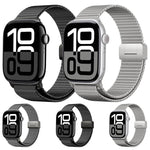 米蘭磁扣全鈦金屬錶帶，適用於 Apple Watch 46mm / 49mm / 45mm / 44mm