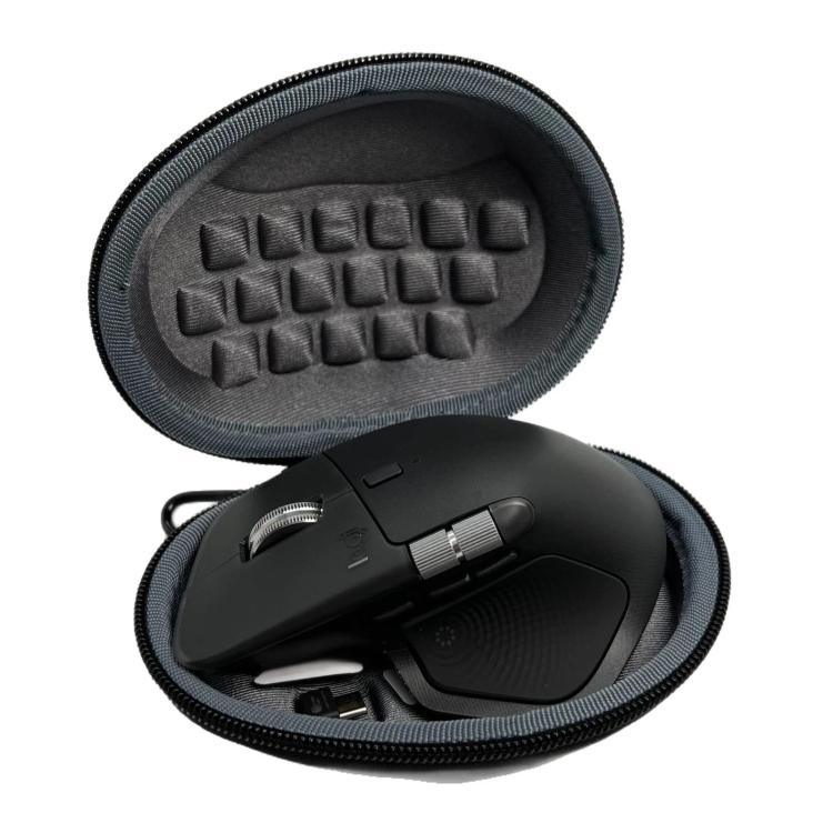 適用於 Logitech MX Master 4 / 3S / 3 / 2 便攜無線滑鼠收納包，抗壓硬殼保護包，適用 Logitech MX Master 4 / 3S / 3 / 2