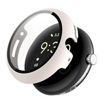 ENKAY Hat-Prince 全覆蓋鋼化玻璃膜一體成型 PC 錶殼，Google Pixel Watch 4 45mm，適用於 Google Pixel Watch 4 41mm