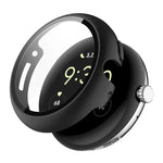 ENKAY Hat-Prince 全覆蓋鋼化玻璃膜一體成型 PC 錶殼，Google Pixel Watch 4 45mm，適用於 Google Pixel Watch 4 41mm