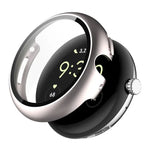 ENKAY Hat-Prince 全覆蓋鋼化玻璃膜一體成型 PC 錶殼，Google Pixel Watch 4 45mm，適用於 Google Pixel Watch 4 41mm