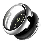 ENKAY Hat-Prince 全覆蓋鋼化玻璃膜一體成型 PC 錶殼，Google Pixel Watch 4 45mm，適用於 Google Pixel Watch 4 41mm