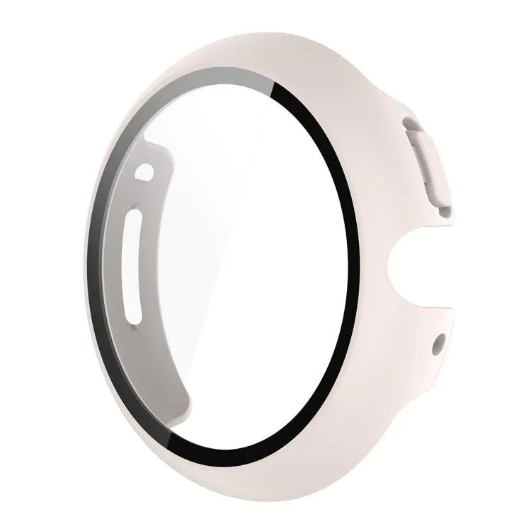 ENKAY Hat-Prince 全覆蓋鋼化玻璃膜一體成型 PC 錶殼，Google Pixel Watch 4 45mm，適用於 Google Pixel Watch 4 41mm