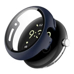 ENKAY Hat-Prince 全覆蓋鋼化玻璃膜一體成型 PC 錶殼，Google Pixel Watch 4 45mm，適用於 Google Pixel Watch 4 41mm
