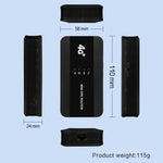 M10-LW 帶 RJ45 埠 WPS 功能 SIM 卡槽 WIFI6 便攜 4G 路由器 WiFi 熱點 美國版，M10-LW