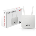CP116-E 亞歐版 SIM 卡槽 單埠 4G LTE 路由器 CPE 300Mbps 無線路由器，美規插頭，歐規插頭，英規插頭