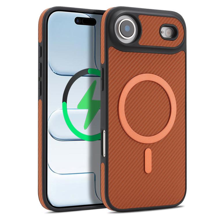 Kalebol碳纖維MagSafe手機殼，適用於iPhone 17 Pro Max、iPhone 17 Pro、iPhone 17、iPhone Air、iPhone 16 Pro Max、iPhone 16 Pro、iPhone 16 Plus、iPhone 16
