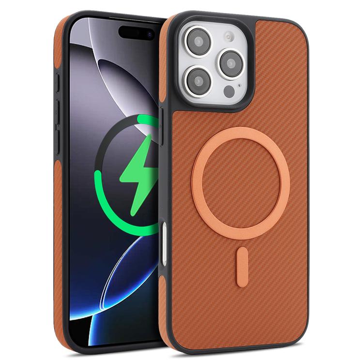 Kalebol碳纖維MagSafe手機殼，適用於iPhone 17 Pro Max、iPhone 17 Pro、iPhone 17、iPhone Air、iPhone 16 Pro Max、iPhone 16 Pro、iPhone 16 Plus、iPhone 16