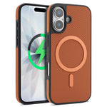 Kalebol碳纖維MagSafe手機殼，適用於iPhone 17 Pro Max、iPhone 17 Pro、iPhone 17、iPhone Air、iPhone 16 Pro Max、iPhone 16 Pro、iPhone 16 Plus、iPhone 16