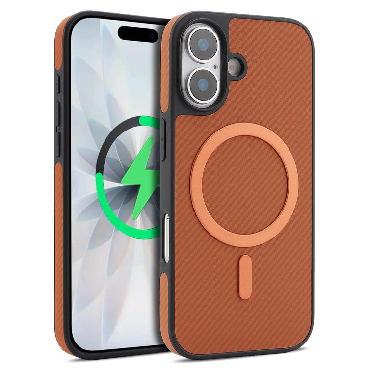 Kalebol碳纖維MagSafe手機殼，適用於iPhone 17 Pro Max、iPhone 17 Pro、iPhone 17、iPhone Air、iPhone 16 Pro Max、iPhone 16 Pro、iPhone 16 Plus、iPhone 16
