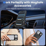 Kalebol碳纖維MagSafe手機殼，適用於iPhone 17 Pro Max、iPhone 17 Pro、iPhone 17、iPhone Air、iPhone 16 Pro Max、iPhone 16 Pro、iPhone 16 Plus、iPhone 16