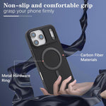 Kalebol碳纖維MagSafe手機殼，適用於iPhone 17 Pro Max、iPhone 17 Pro、iPhone 17、iPhone Air、iPhone 16 Pro Max、iPhone 16 Pro、iPhone 16 Plus、iPhone 16