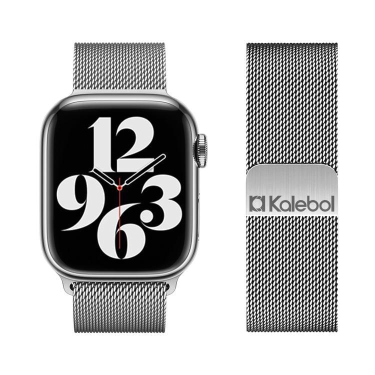 Kalebol 磁性不鏽鋼錶帶，適用於 Apple Watch 46mm / 49mm / 45mm / 44mm，適用於 Apple Watch 42mm / 41mm / 40mm / 38mm