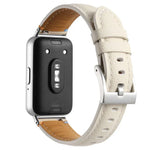縫線尖尾皮革錶帶，適用於 Samsung Galaxy Fit 3