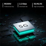 NR500 4000mAh 電池 5G CPE 路由器 SIM 卡槽 雙頻 WiFi 6 千兆無線中繼器，美規插頭，歐規插頭，英規插頭