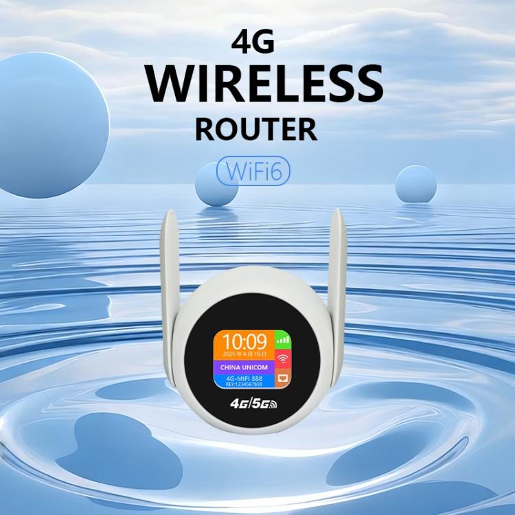 Q50-E 便攜式 4G WiFi6 路由器 無線中繼器 帶 Nano SIM 卡槽 歐亞版，美規插頭，歐規插頭