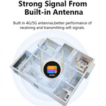 Q50-E 便攜式 4G WiFi6 路由器 無線中繼器 帶 Nano SIM 卡槽 歐亞版，美規插頭，歐規插頭