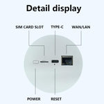 Q50-E 便攜式 4G WiFi6 路由器 無線中繼器 帶 Nano SIM 卡槽 歐亞版，美規插頭，歐規插頭