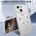 超薄金屬TPU MagSafe手機殼附鏡頭保護膜，適用於 iPhone 14 Plus、iPhone 14、iPhone 14 Pro、iPhone 14 Pro Max、iPhone 13 Pro Max、iPhone 13 Pro、iPhone 13