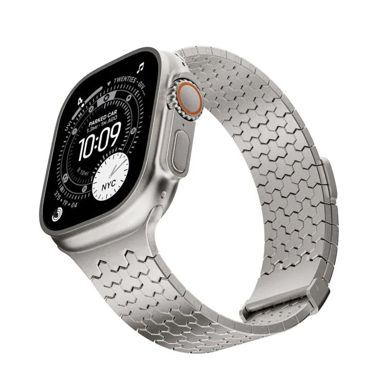Y 形雙磁性不鏽鋼錶帶，適用於 Apple Watch 42 / 44 / 45 / 46 / 49mm，適用於 Apple Watch 38 / 40 / 41 / S11 42mm