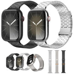 Y 形雙磁性不鏽鋼錶帶，適用於 Apple Watch 42 / 44 / 45 / 46 / 49mm，適用於 Apple Watch 38 / 40 / 41 / S11 42mm