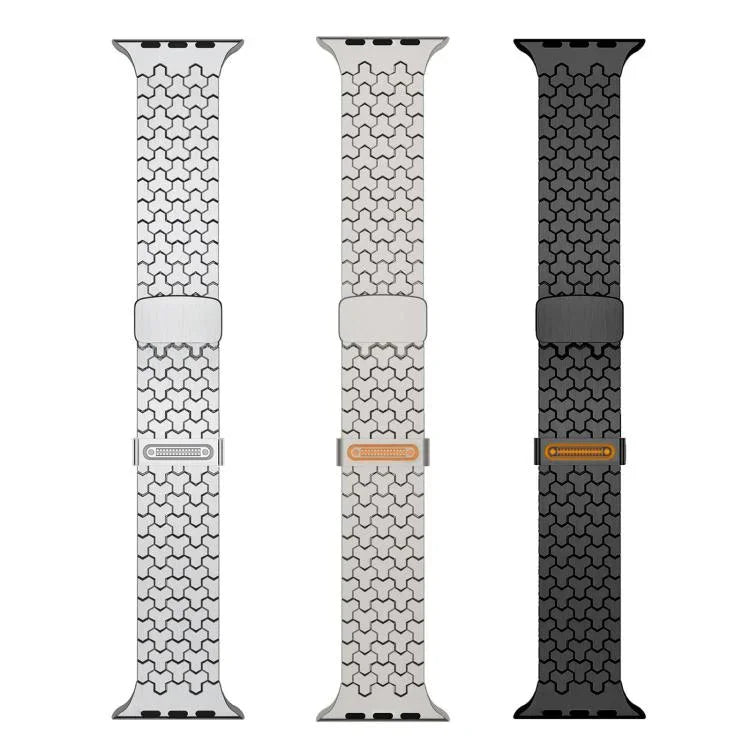Y 形雙磁性不鏽鋼錶帶，適用於 Apple Watch 42 / 44 / 45 / 46 / 49mm，適用於 Apple Watch 38 / 40 / 41 / S11 42mm