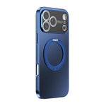 360度旋轉支架MagSafe電鍍手機殼附鏡頭蓋，適用於iPhone 17 Pro Max，適用於iPhone 17 Pro，適用於iPhone 17，適用於iPhone Air，適用於iPhone 16 Pro Max，適用於iPhone 16 Pro
